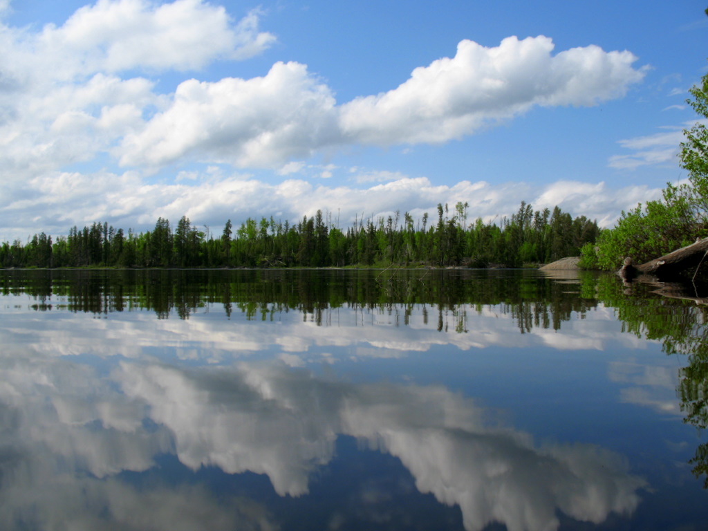 a BWCAW lake reflection shot. The lake is called Ima Lake. 