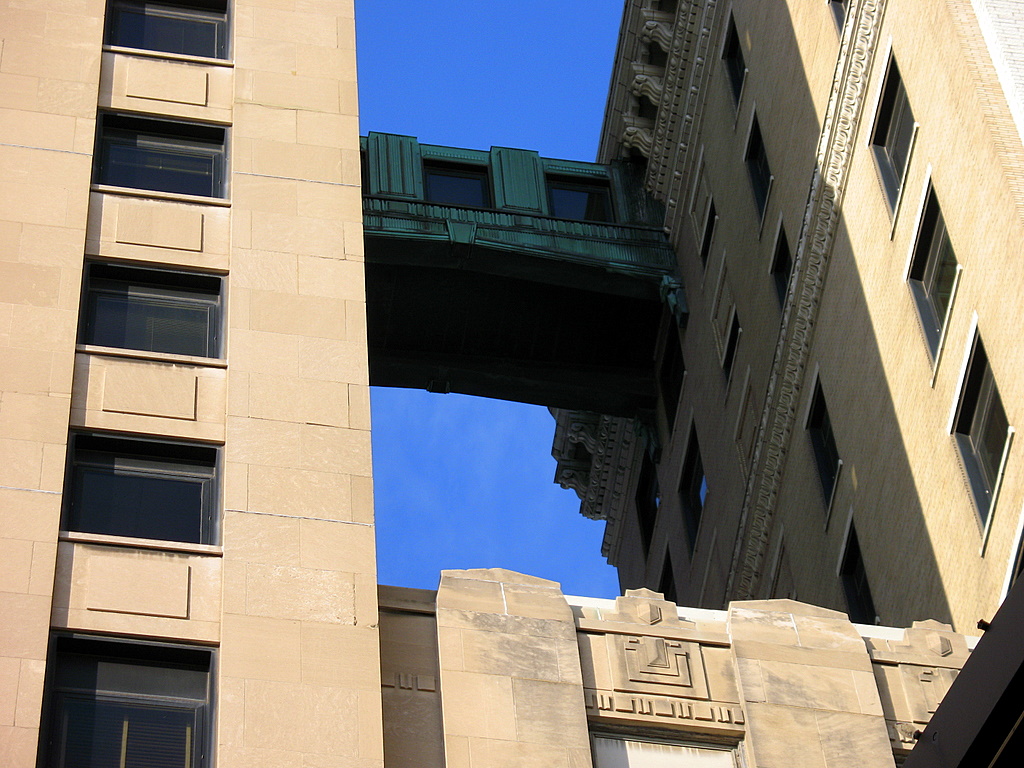skyway on the first national bank building in St Paul