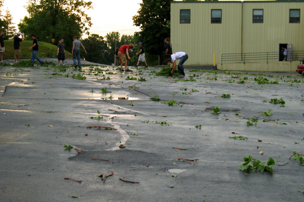 a powerful storm hit the twin cities area on july 11. photo of the aftermath.