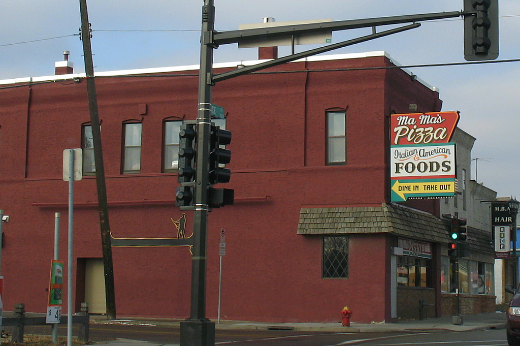 Ma Ma's Pizza on Rice Street and Front Street in St Paul