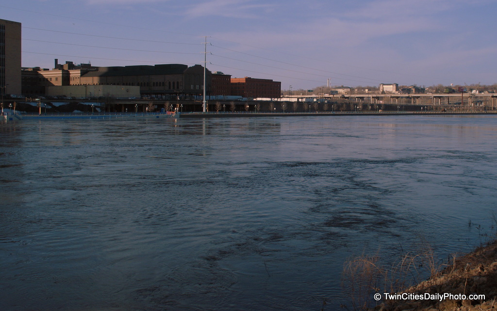 a couple days after the peak height of the Mississippi River floods in the Twin Cites, during the spring of 2010.