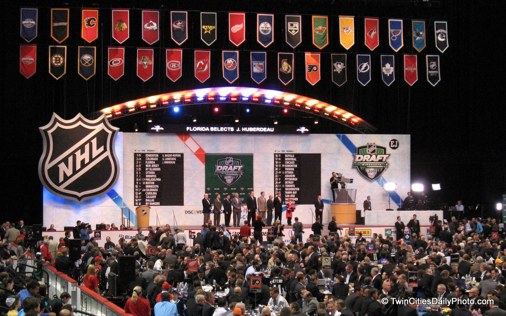 Friday and Saturday at the Xcel Energy Center, the NHL draft took place in the Twin Cities.