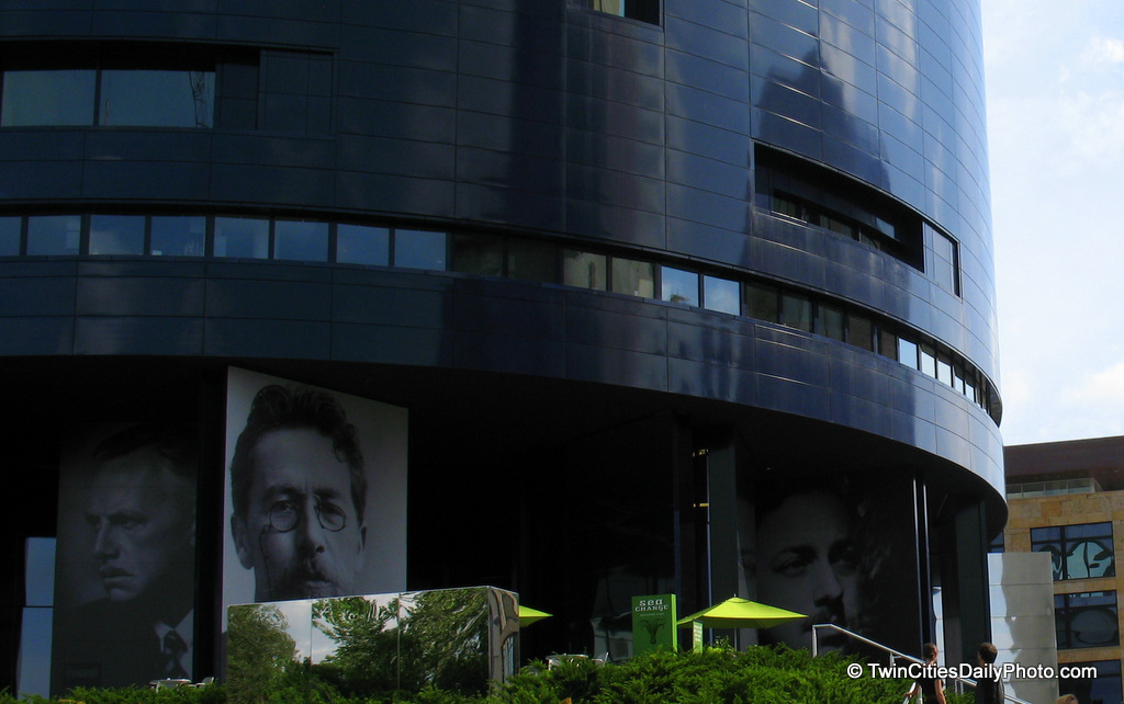 Just a small portion of the Guthrie Theater in Minneapolis. To see it in person is the way to go.